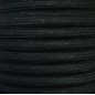 CIR62AL03 15m CABLE TEXTIL LISO NEGRO ALGODON