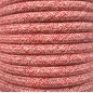 CIR62BA05 5m CABLE TEXTIL BATIDO ROJO ALGODON