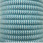 CIR62BA13 5m CABLE TEXTIL ZIG-ZAG AZUL ALGODON