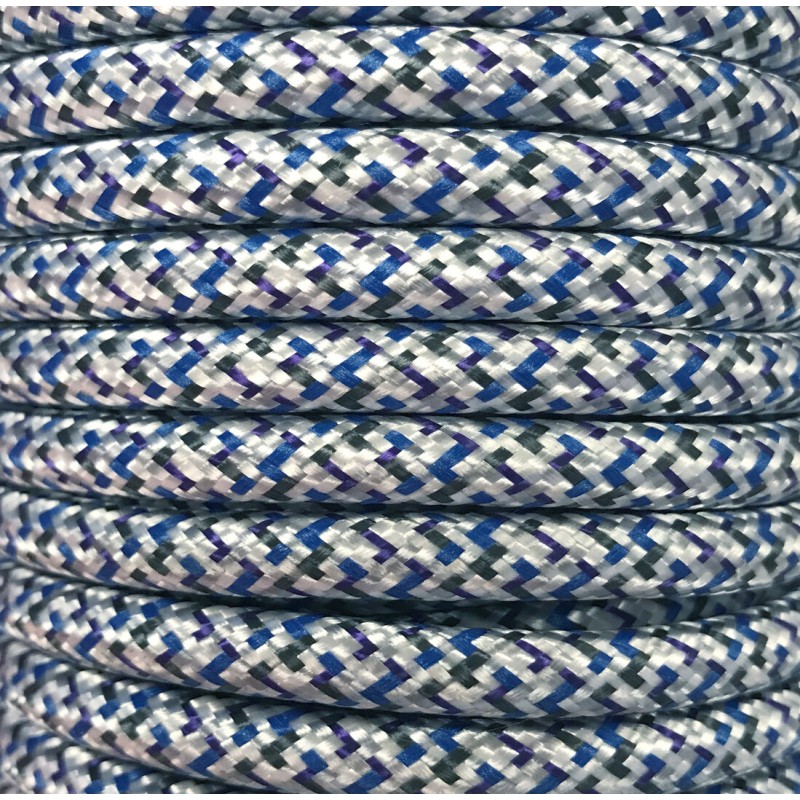 CIR62PI01 5m CABLE TEXTIL AZUL PIXEL BRILLO
