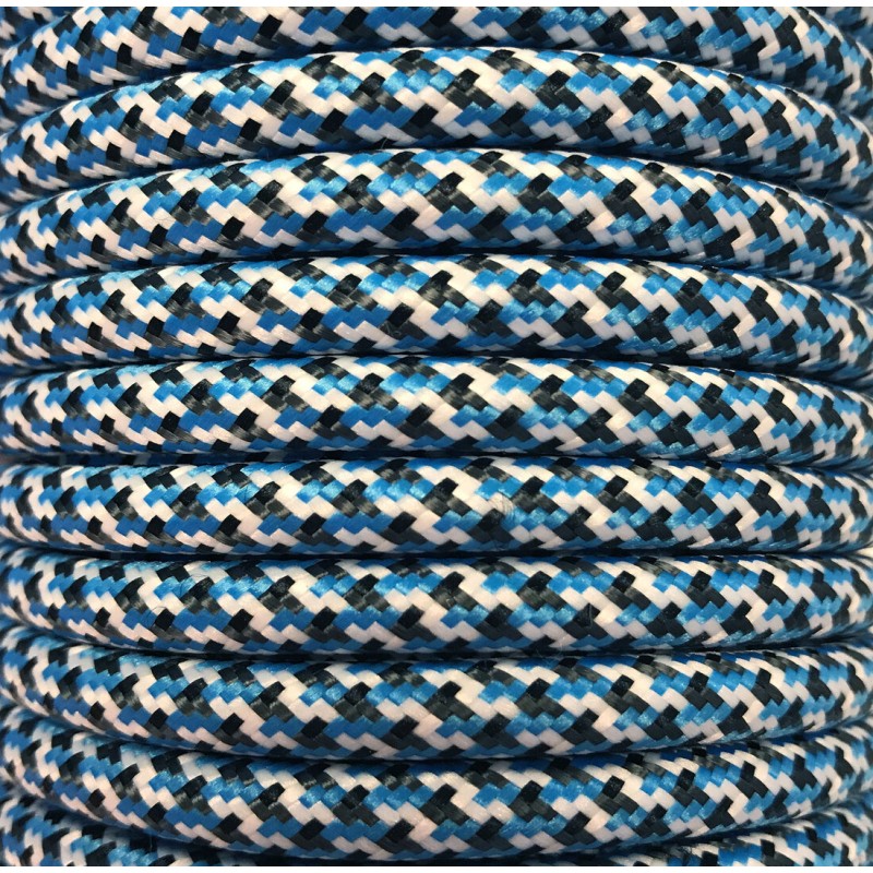 CIR62PI02 5m CABLE TEXTIL AZUL OSCURO PIXEL BRILL