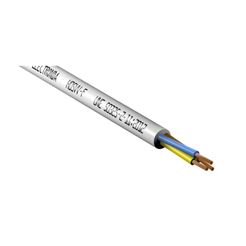 25m CABLE MANGUERA REDONDA 2x1,5 BLANCO