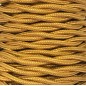 CABEXT2R05 25m CABLE TEXTIL TRENZADO DORADO CABEXT2R05 25m CABLE TEXTIL TRENZADO DORADO