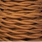 CABEXT2R06 5m CABLE TEXTIL TRENZADO ORO VIEJO CABEXT2R06 5m CABLE TEXTIL TRENZADO ORO VIEJO