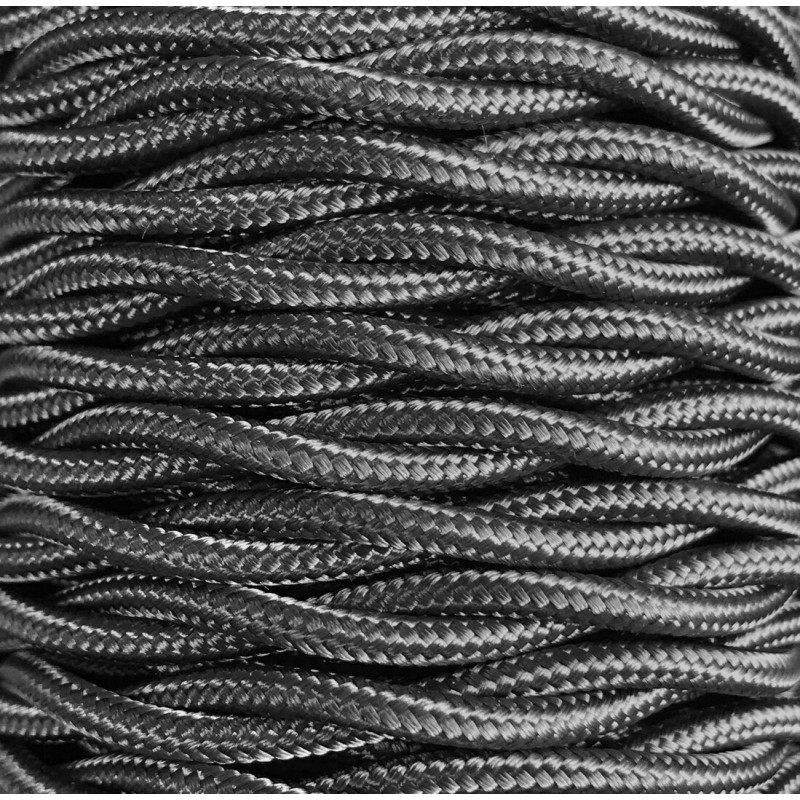 CABEXT2R14 5m CABLE TEXTIL TRENZADO GRAFITO CABEXT2R14 5m CABLE TEXTIL TRENZADO GRAFITO
