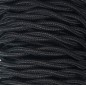 CABEXT2P19 25m CABLE TEXTIL TRENZADO NEGRO
