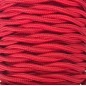 CABEXT2P18 5m CABLE TEXTIL TRENZADO ROJO