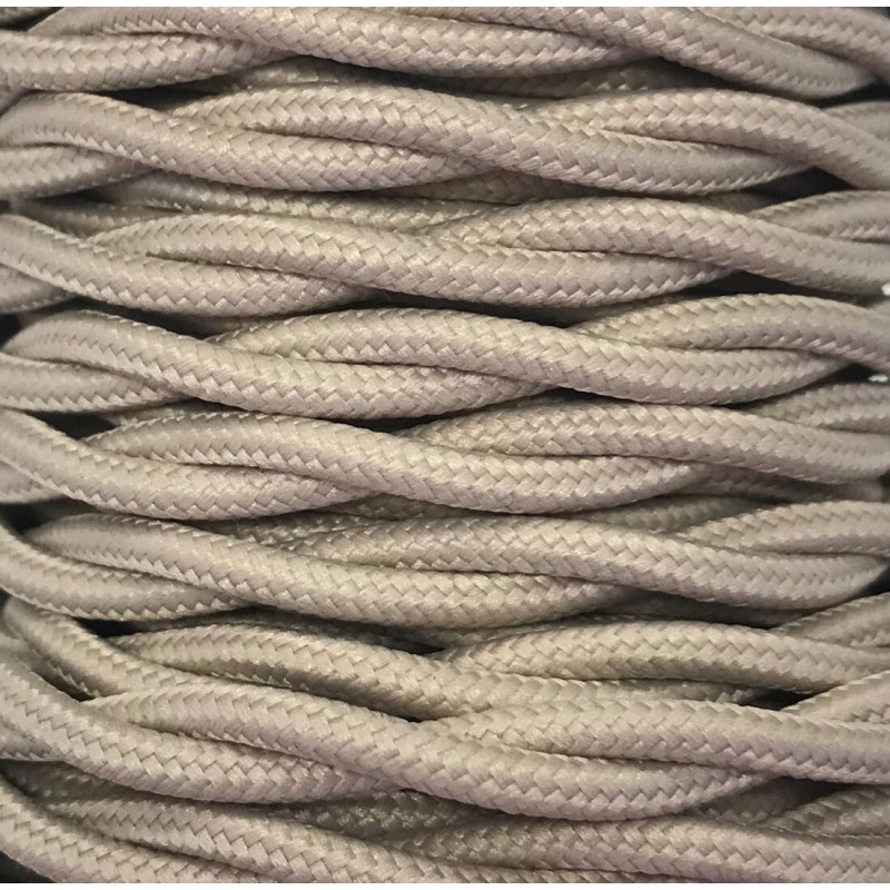 CABEXT2P02 5m CABLE TEXTIL TRENZADO ARENA