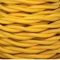 CABEXT2P12 5m CABLE TEXTIL TRENZADO AMARILLO