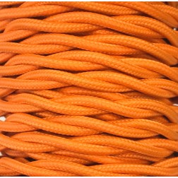 CABEXT2P14 15m CABLE TEXTIL TRENZADO NARANJA