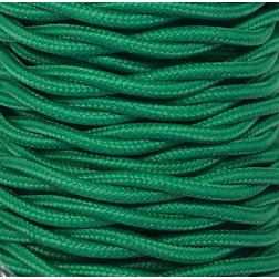 CABEXT2P15 5m CABLE TEXTIL TRENZADO VERDE