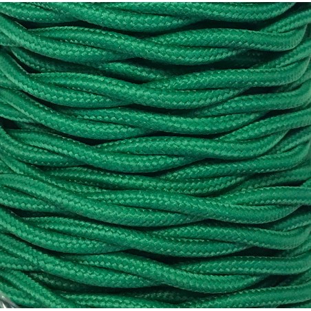 CABEXT2P15 5m CABLE TEXTIL TRENZADO VERDE