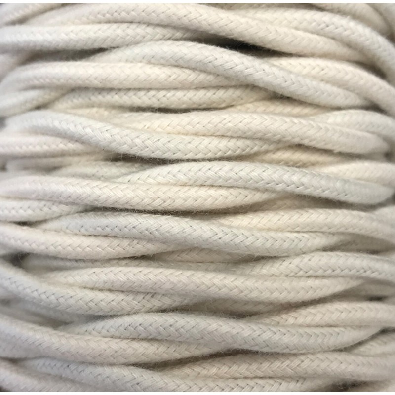 CABEXT2TA01 5m CABLE TEXTIL TRENZADO LINO