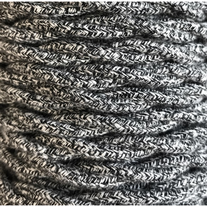 CABEXT2TA04 5m CABLE TEXTIL TRENZADO MIX CARBON