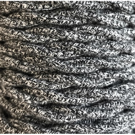 CABEXT2TA04 5m CABLE TEXTIL TRENZADO MIX CARBON
