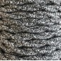 CABEXT2TA04 15m CABLE TEXTIL TRENZADO MIX CARBON