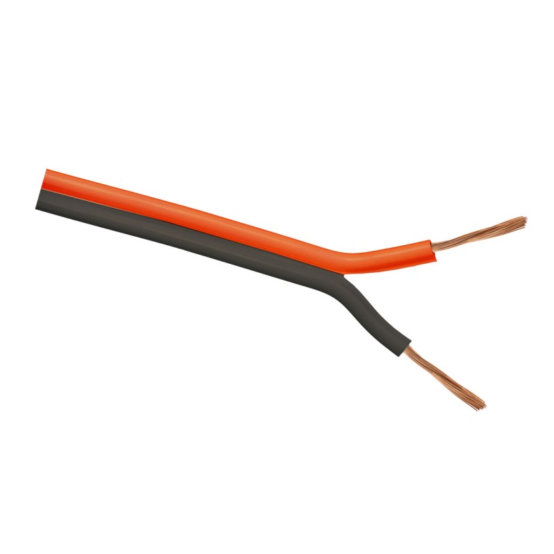 100m CABLE PARALELO AUDIO BICOLOR 2x0,50