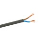 100m CABLE MANGUERA PLANA 2x1 NEGRO