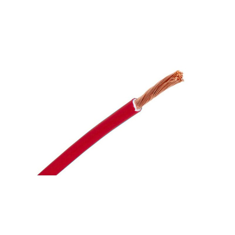 ROLLO 100m HILO FLEXIBLE DE LINEA ROJO 1,5mm²