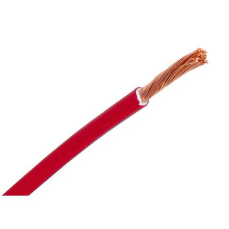 ROLLO 100m HILO FLEXIBLE DE LINEA ROJO 1,5mm²