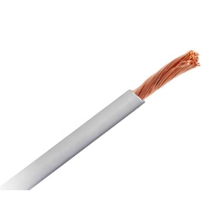 CARRETE 900m HILO DE LINEA FLEXIBLE GRIS 1,5mm²