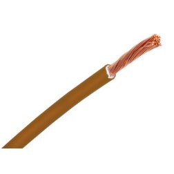 ROLLO 100m HILO FLEXIBLE DE LINEA MARRON 2,5mm²