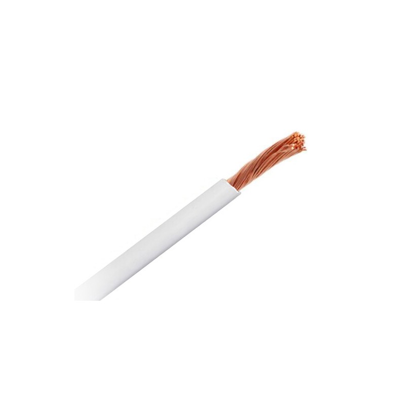 ROLLO 100m HILO FLEXIBLE DE LINEA BLANCO 2,5mm² ROLLO 100m HILO FLEXIBLE DE LINEA BLANCO 2,5mm²