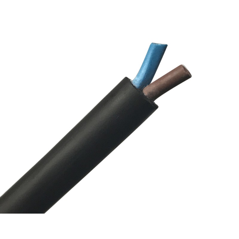 100m CABLE GOMA-NEOPRENO 2X1mm NEGRO HO7RN-F