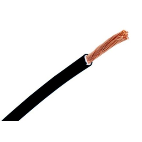 R100 -FLEXIBLE- 16mm- NEGRO LIBRE HALÓGENOS