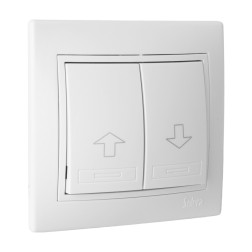 ERP20U PULSADOR PERSIANA BLANCO SERIE EUROPA