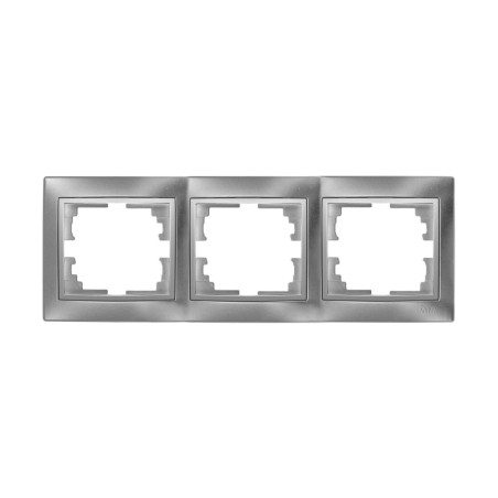 ERP73AU MARCO DE 3 ELEMENTOS PLATA SERIE EUROPA SOLERA