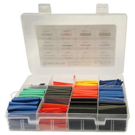 40-012 560ud ESTUCHE TUBOS TERMORETRACTILES DE 45mm ELECTRO DH