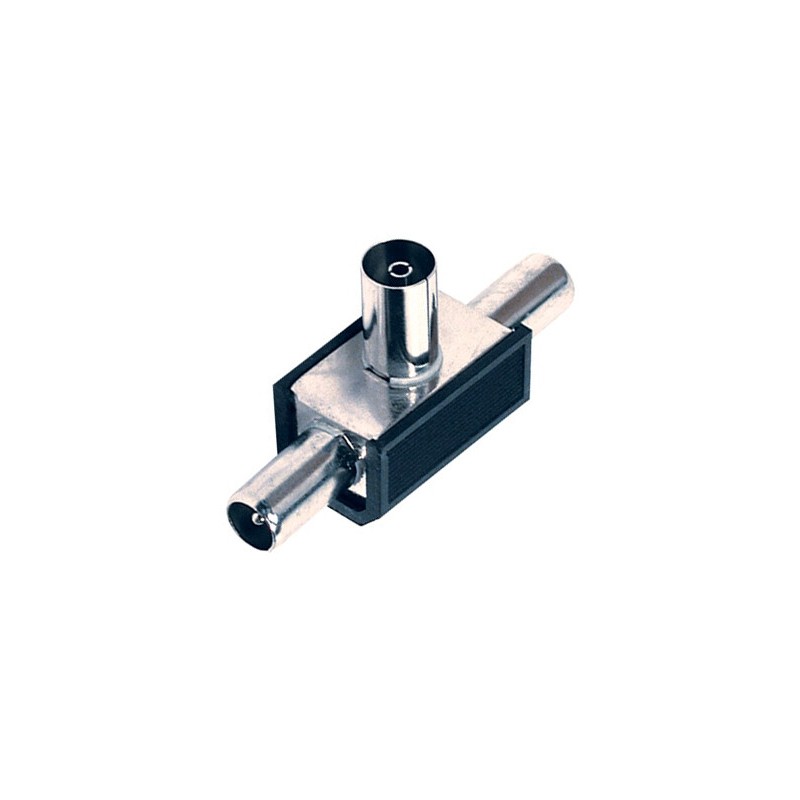 2600908 CONECTOR ADAPTA TV TRIPLE 2 MACHOS-HEMBRA GSC