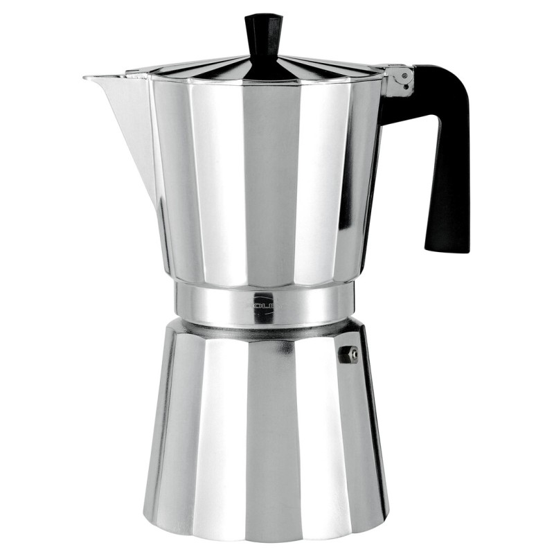 215010400 CAFETERA ALUMI NEW VITRO 9 TAZAS OROLEY