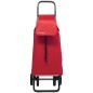 SAQ056 CARRO COMPRA SAQUET LN 4 RUEDAS ROJO