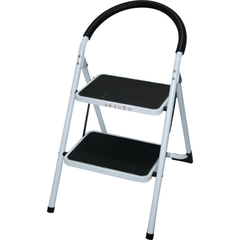 10070 ESCALERA ACERO DOMESTICA 2 PELDAÑOS MADER 10070 ESCALERA ACERO DOMESTICA 2 PELDAÑOS MADER