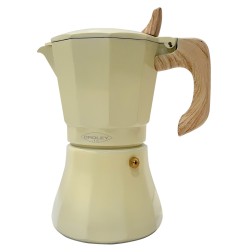 215090304 CAFETERA INDUCCION PETRA CREMA 6 TAZAS