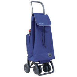 IMX354 CARRO I-MAX TERMO ZEN PLEGABLE 4 RUEDAS 2 GIRATORIAS AZUL ROLSER