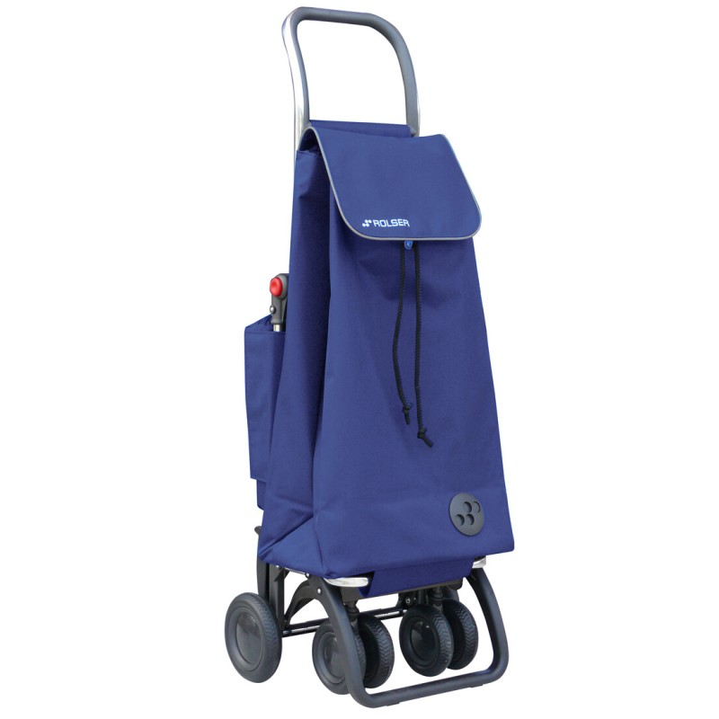 IMX354 CARRO I-MAX TERMO ZEN PLEGABLE 4 RUEDAS 2 GIRATORIAS AZUL ROLSER