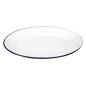 903930 BANDEJA OVALADA ESMALTADA 30cm BLANCA IBILI
