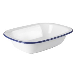 905027 FUENTE RECTANGULAR HONDA ESMALTADA 27cm