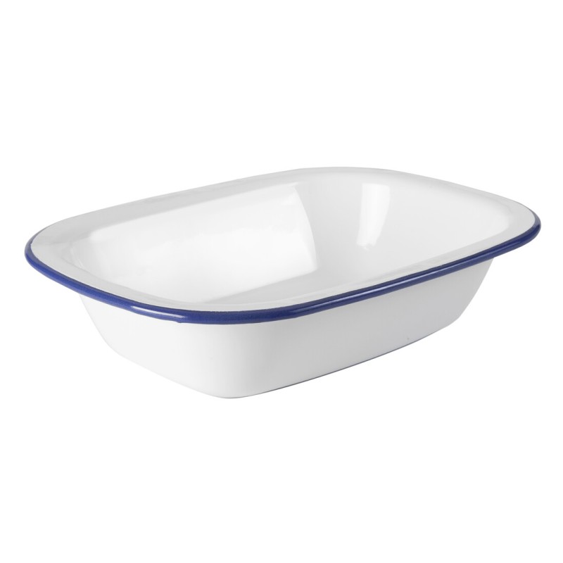 905027 FUENTE RECTANGULAR HONDA ESMALTADA 27cm