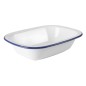 905027 FUENTE RECTANGULAR HONDA ESMALTADA 27cm