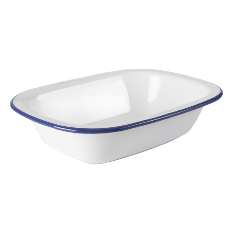 905022 FUENTE RECTANGULAR HONDA ESMALTADA 22cm