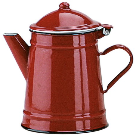910210 CAFETERA CONICA ROJA 1L IBILI