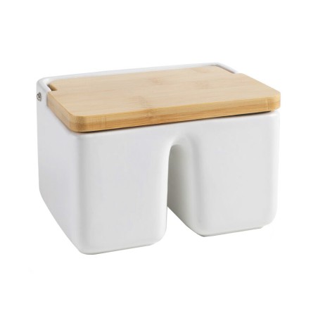 714950 SALERO BAMBU DOBLE CON TAPA 11x11cm