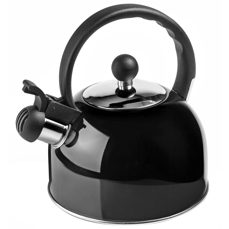 610425N HERVIDOR SILBANTE INOXIDABLE NEGRO IBILI