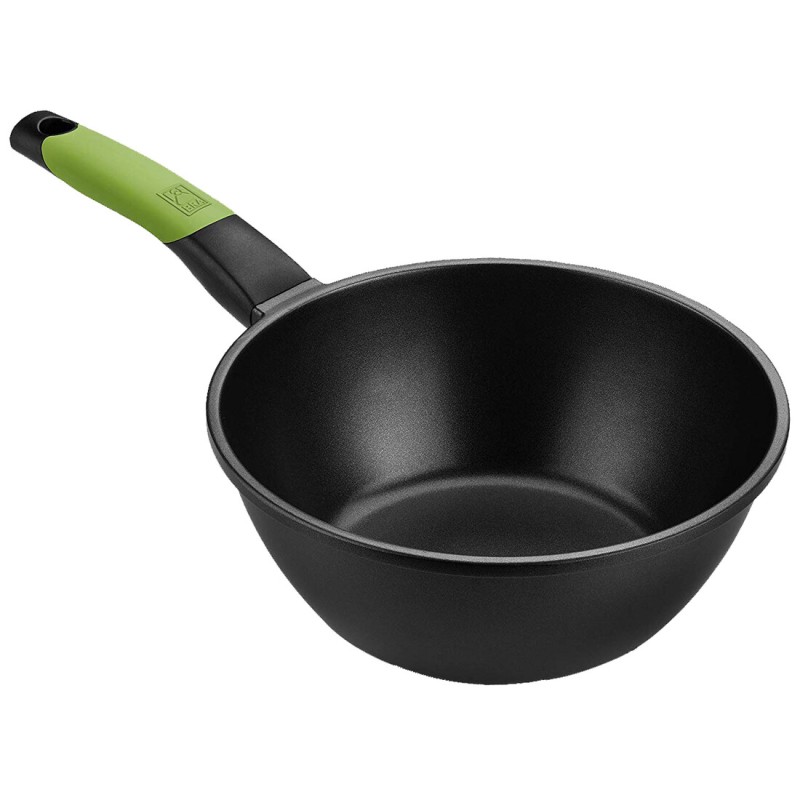 A121472 WOK CON MANGO ALUM Ø24cm PRIOR BRA A121472 WOK CON MANGO ALUM Ø24cm PRIOR BRA