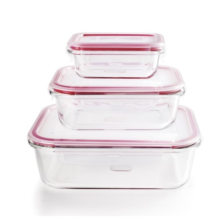754750 SET 3 TAPER CRISTAL CUADRADO IBILI