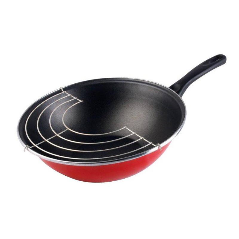 01108596 WOK ACERO PRAGA Ø28cm MAGEFESA